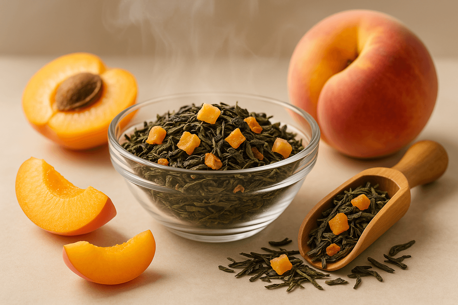 PEACH & APRICOT GREEN TEA