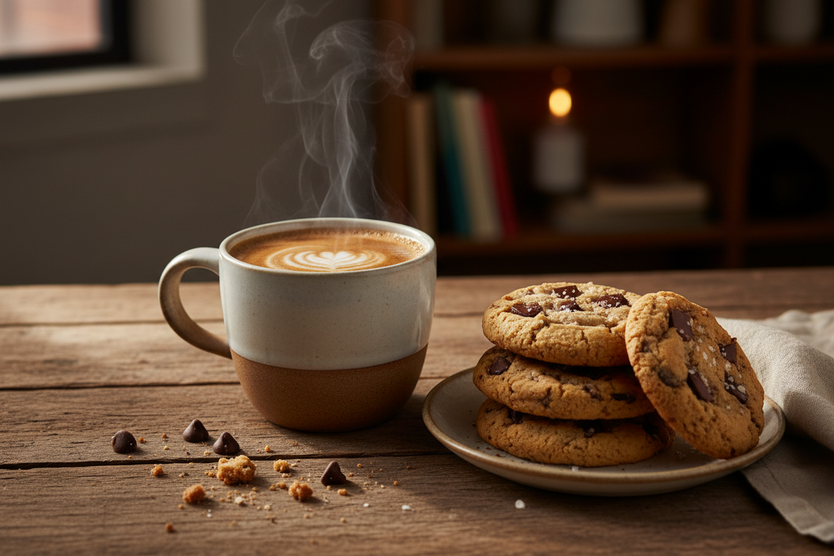Take Your Dessert Game Up a Notch Nailing the Coffee and Cookie Combo