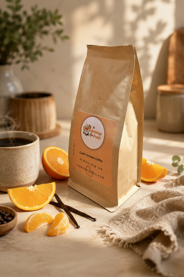 Parisian Sunset Vanilla Orange Coffee That Glows Like an Evening in Paris