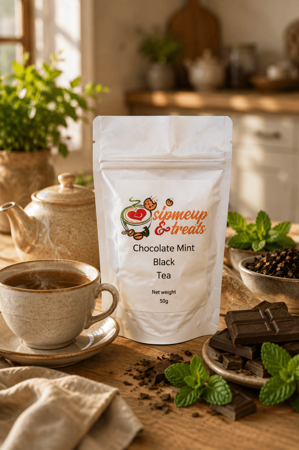 Chocolate Mint Black Tea