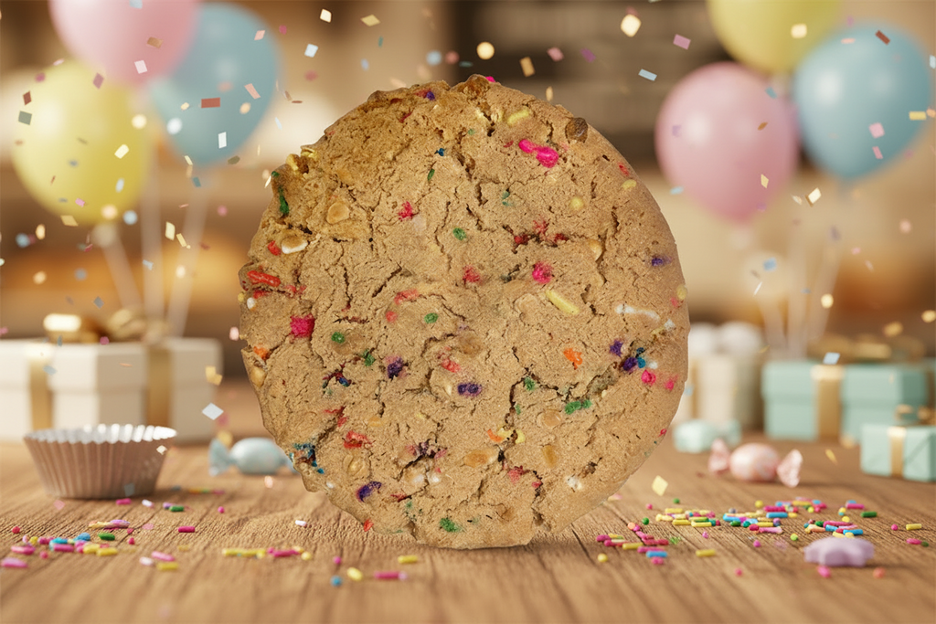 Gluten Free Birthday Cake Gourmet Cookie