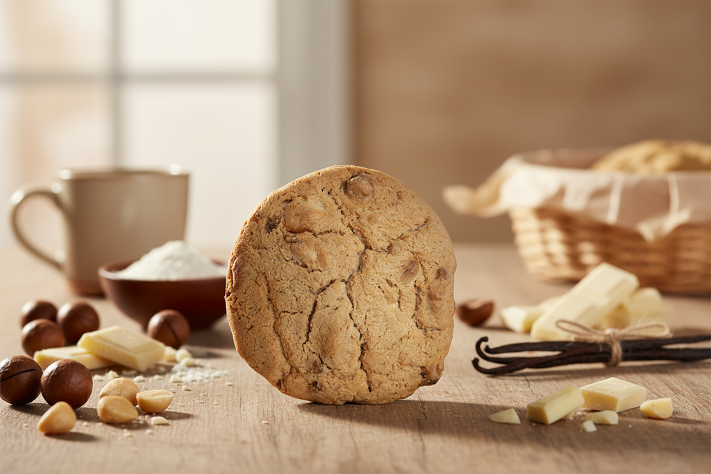 Gluten Free Macadamia White Chocolate Chip Gourmet Cookie