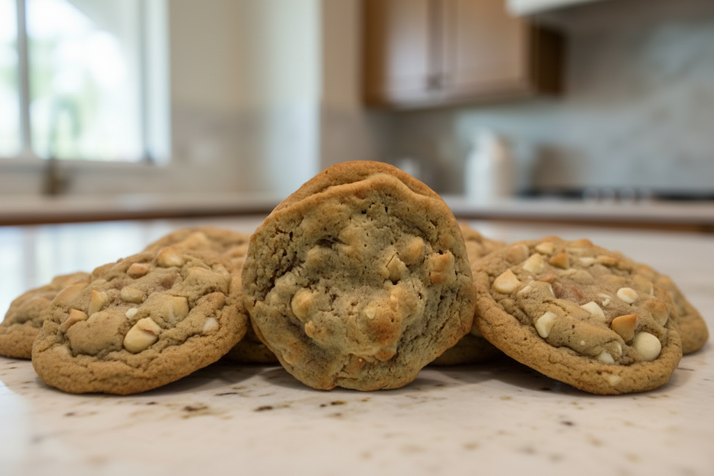 Macadamia White Chocolate Chip Gourmet Cookies