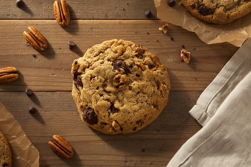 Pecan Caramel Dark Chocolate Chip Gourmet Cookies