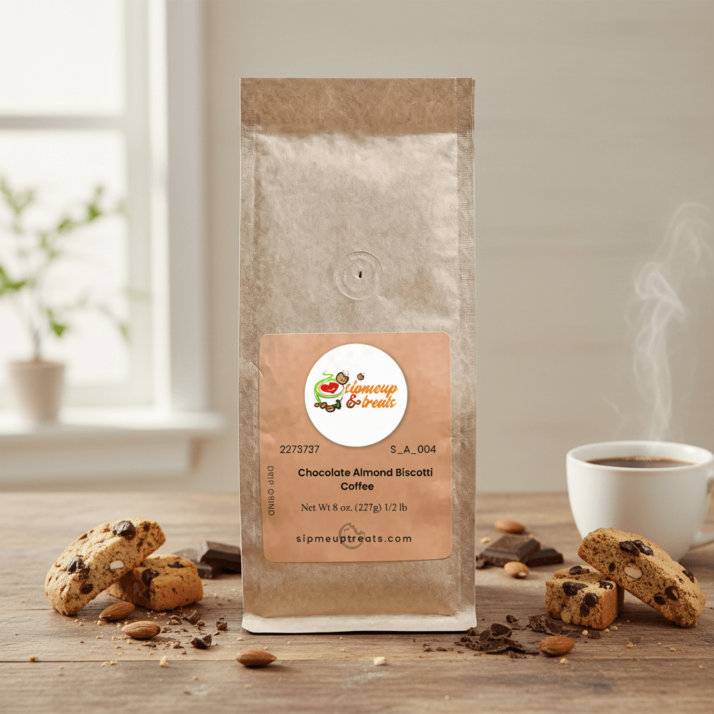 Chocolate Almond Biscotti Coffee