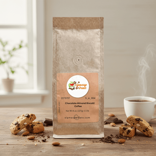Chocolate Almond Biscotti Coffee