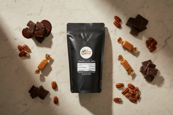 CHOCOLATE TURTLE FLAVORED COFFEE
