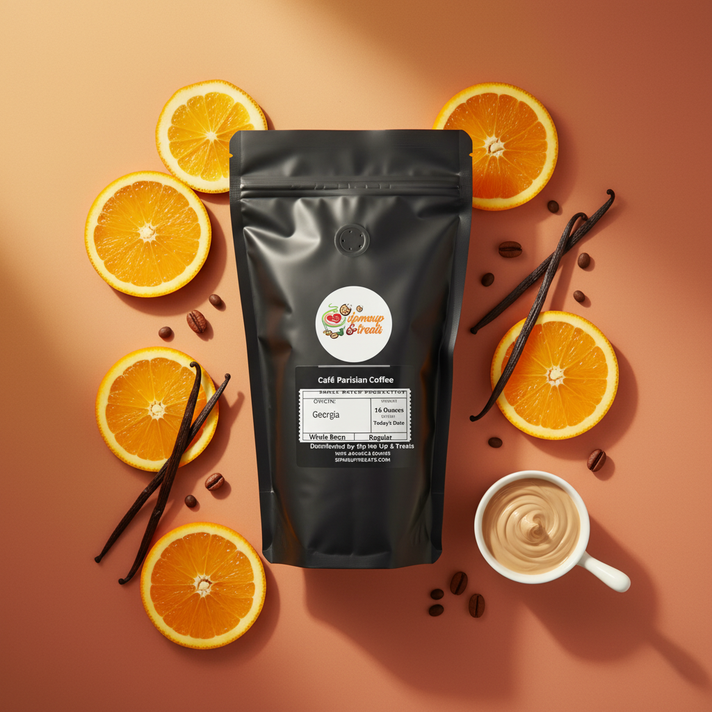 Parisian Sunset Vanilla Orange Coffee That Glows Like an Evening in Paris