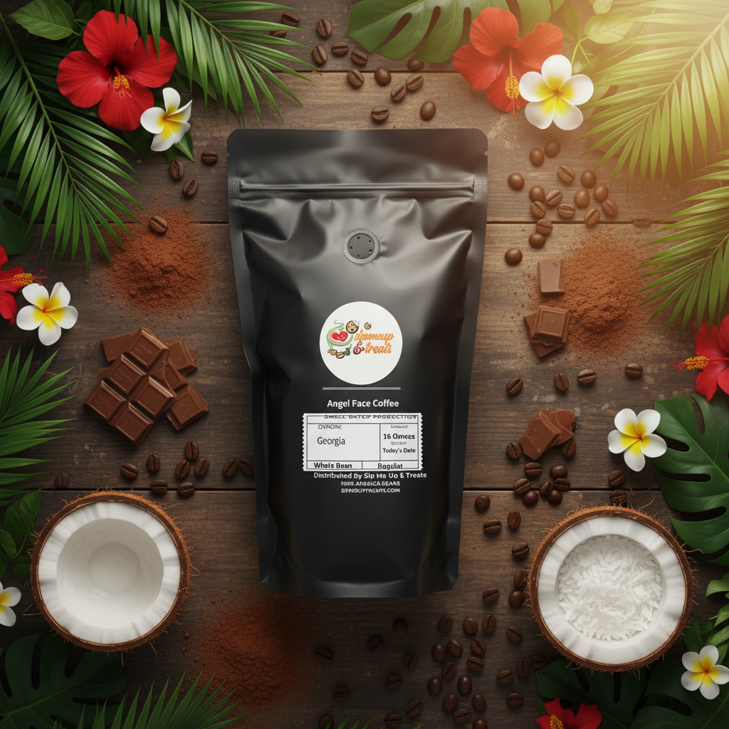 Heavenly Angel Face Coconut Coffee