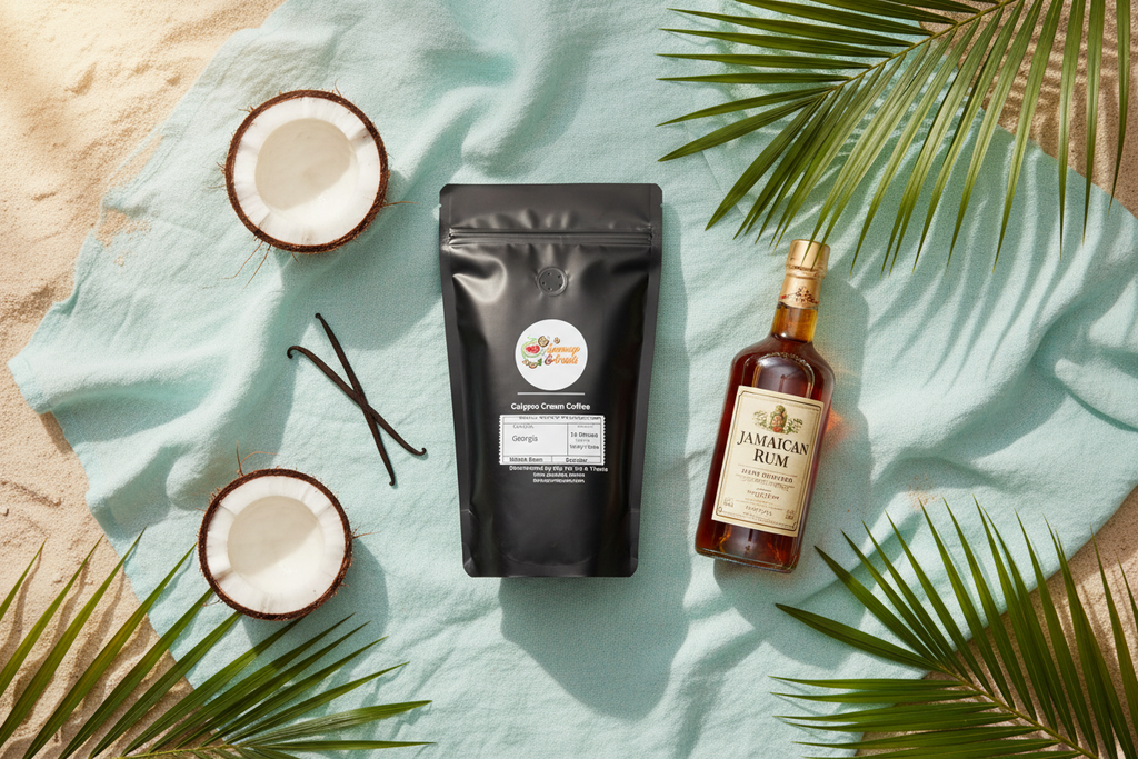 Calypso Cream Flavored Coffee – Tropical, Coconut & Rum | Fresh Roasted Specialty Coffee