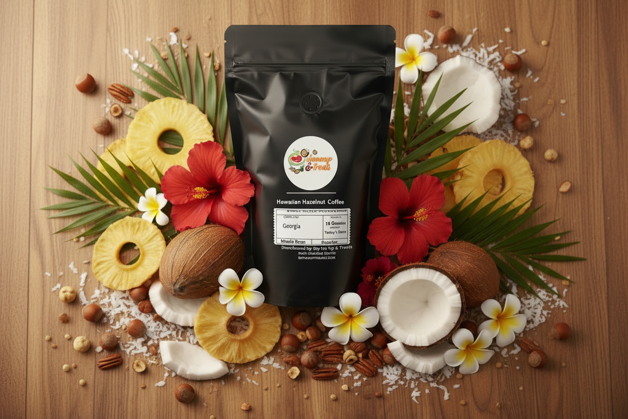 Hawaiian Hazelnut Flavored Coffee – Warm, Nutty & Tropical | Fresh Roasted Specialty Coffee