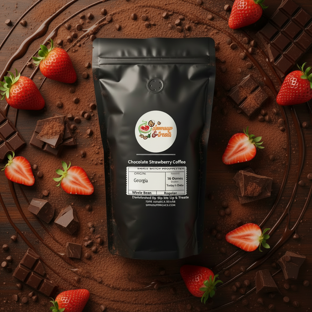 Sweet Chocolate Strawberry Love Coffee