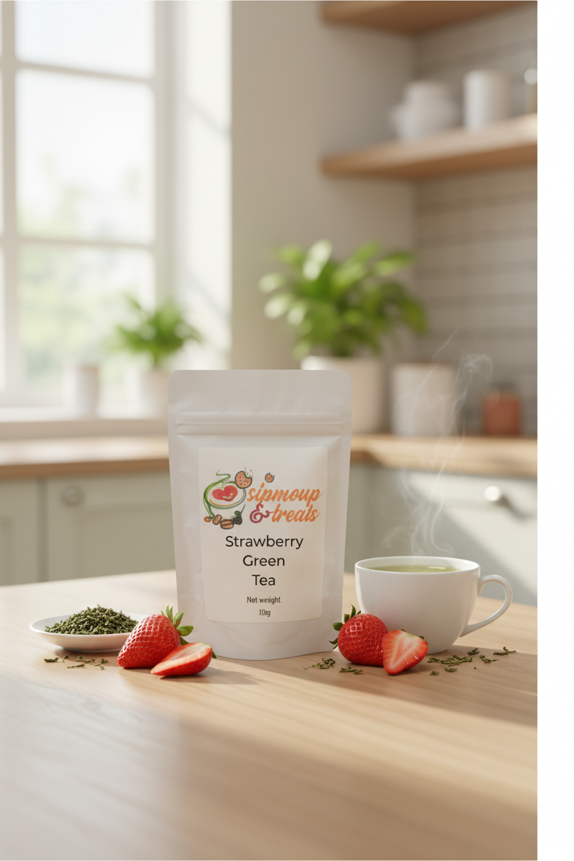 Strawberry Green Tea