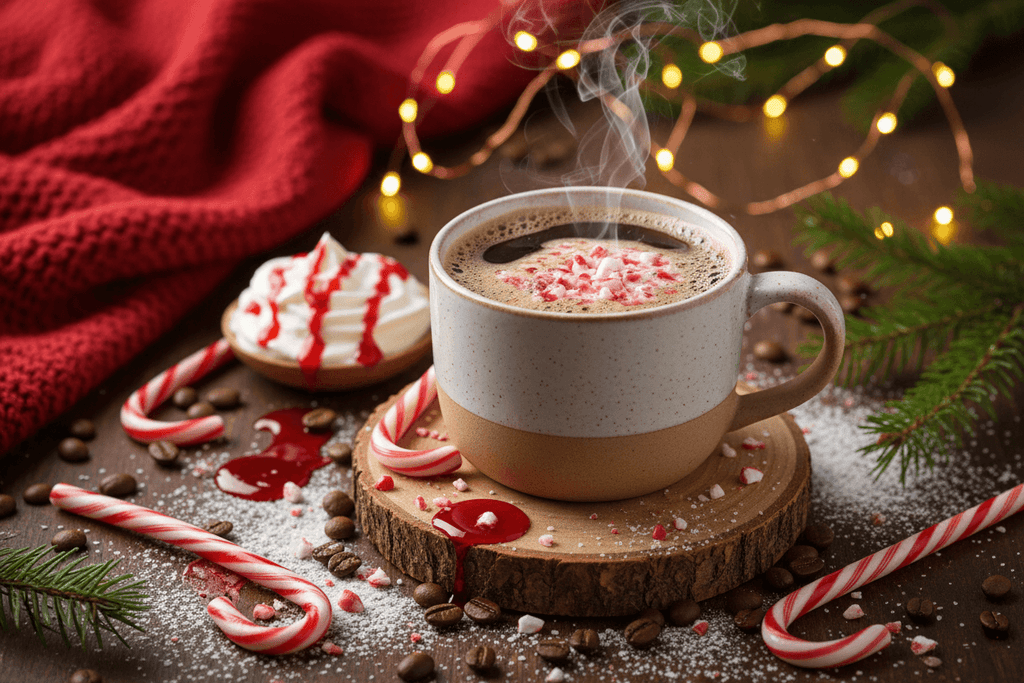 Candy Cane Flavored Coffee