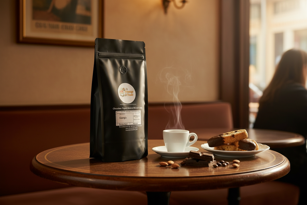 Chocolate Almond Biscotti Lifestyle