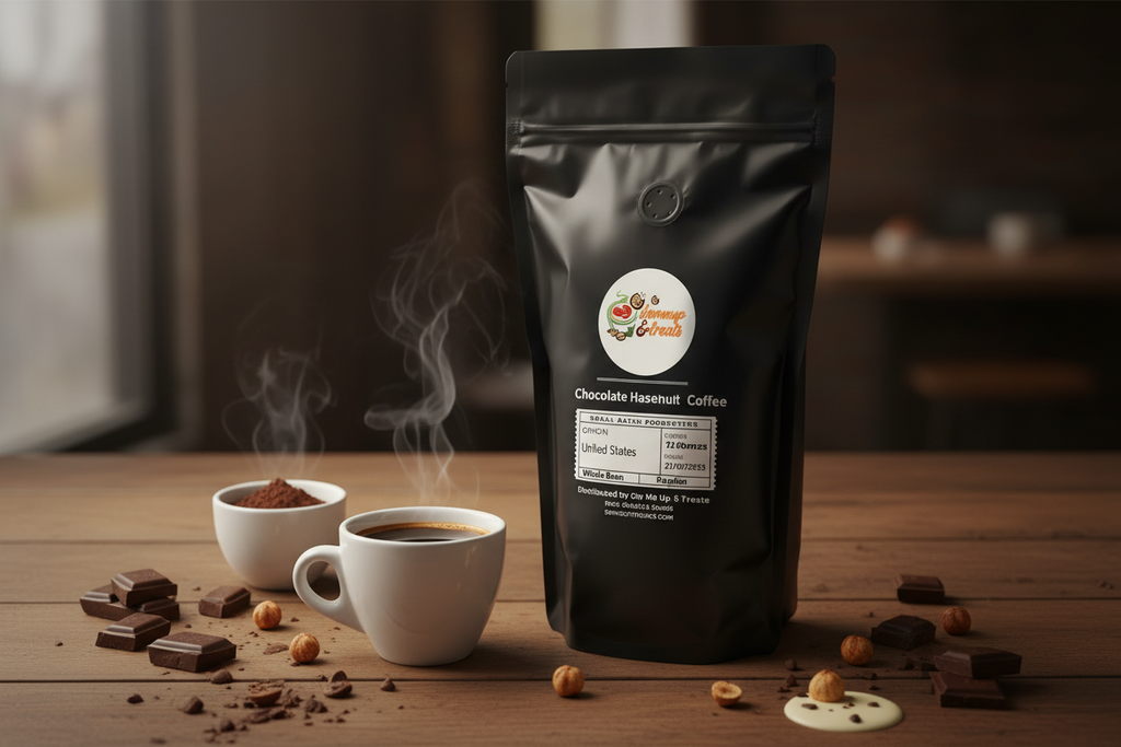 Chocolate Hazelnut Coffee Lifestyle