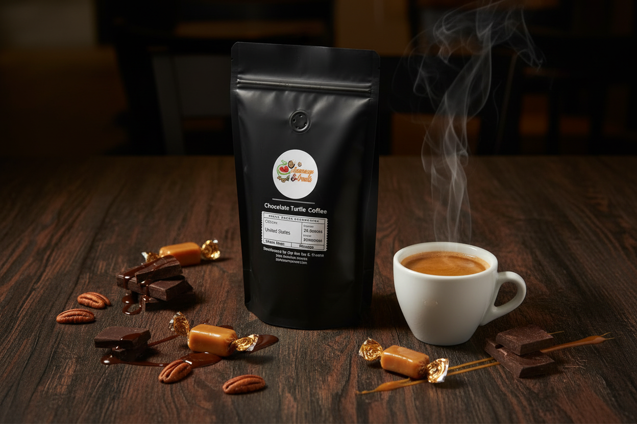 Chocolate Turtle Coffee Lifestyle