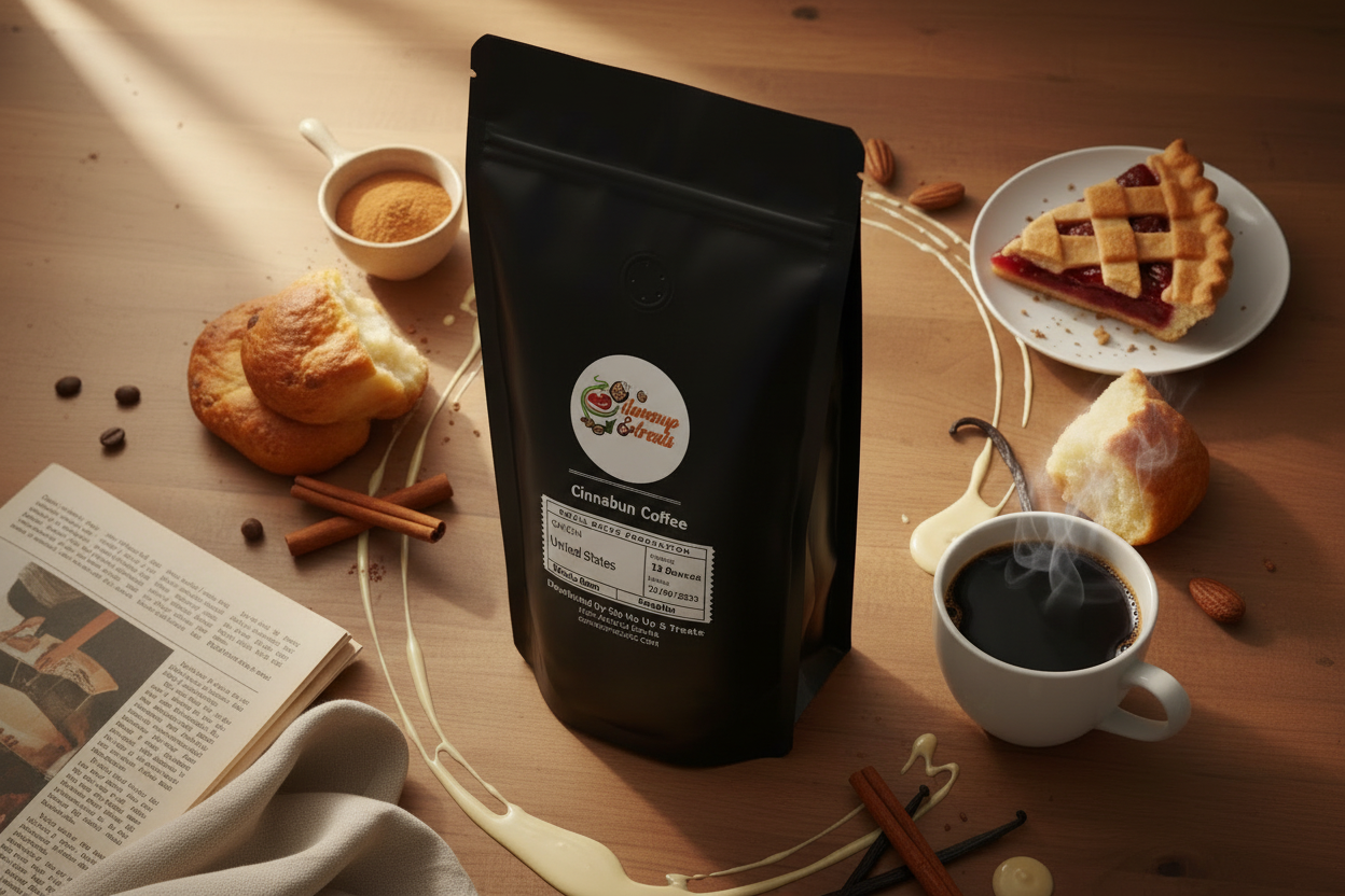 Cinnamon Bun Coffee Lifestyle
