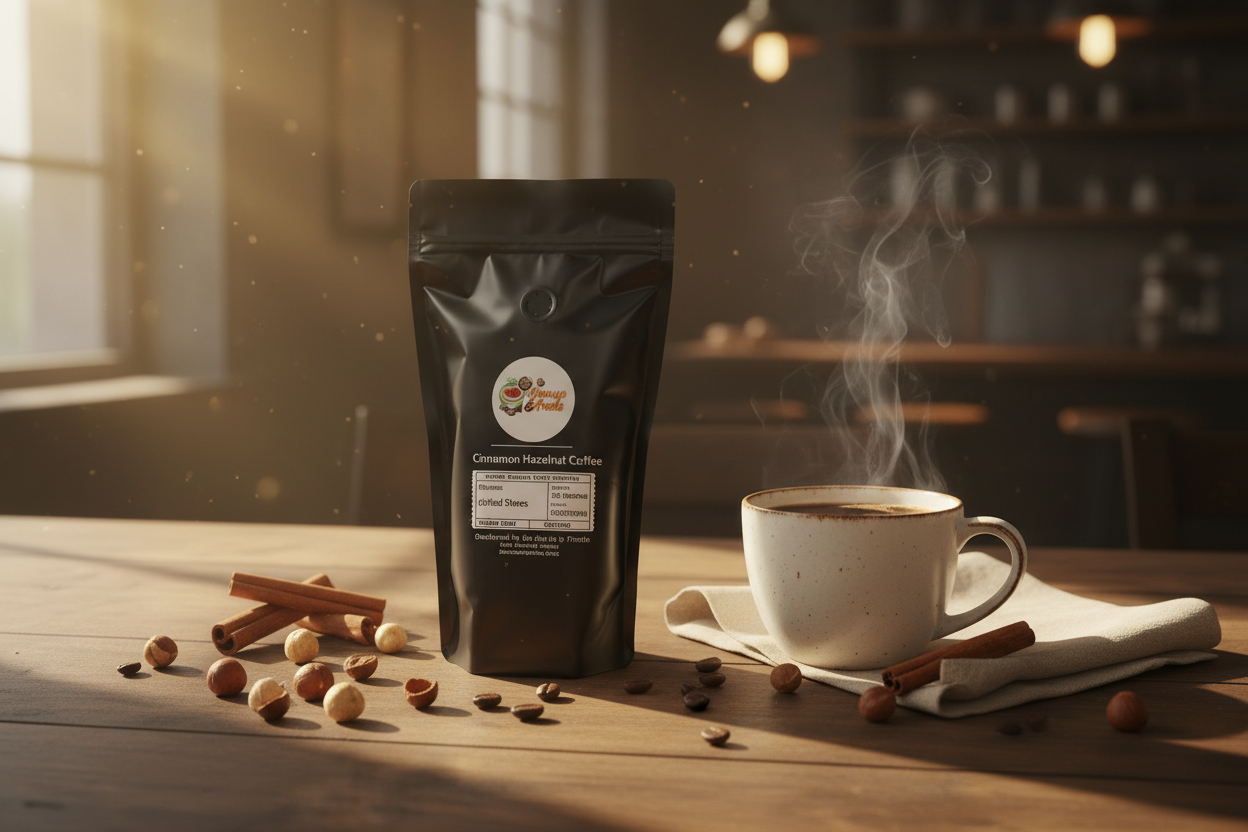 Cinnamon Hazelnut Coffee Lifestyle