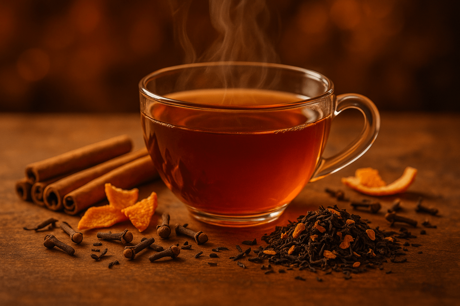 CINNAMON ORANGE SPICE BLACK TEA
