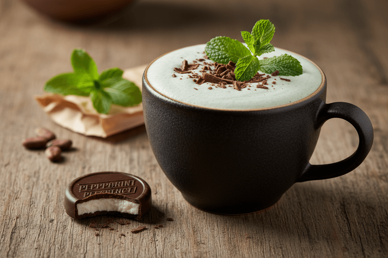 Peppermint Patty Flavored Coffee – Cool, Minty & Indulgent | Fresh Roasted Specialty Coffee