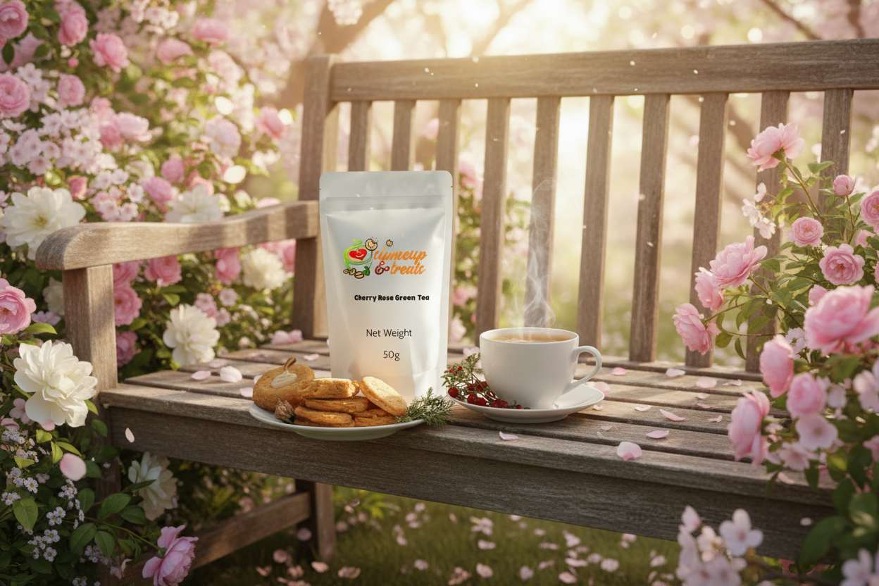 Cherry Rose Green Tea That Feels Like a Garden in Bloom With Every Sip