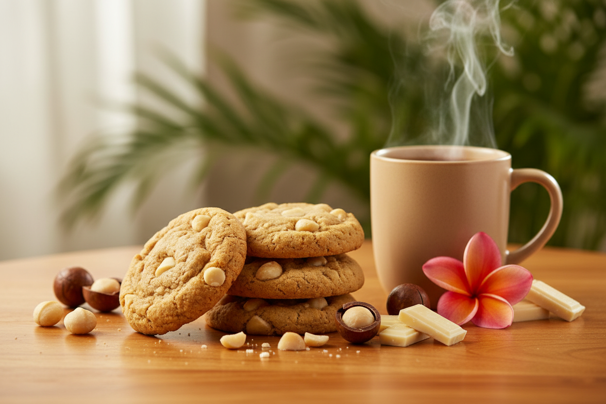 GF Macadamia White Choc Lifestyle