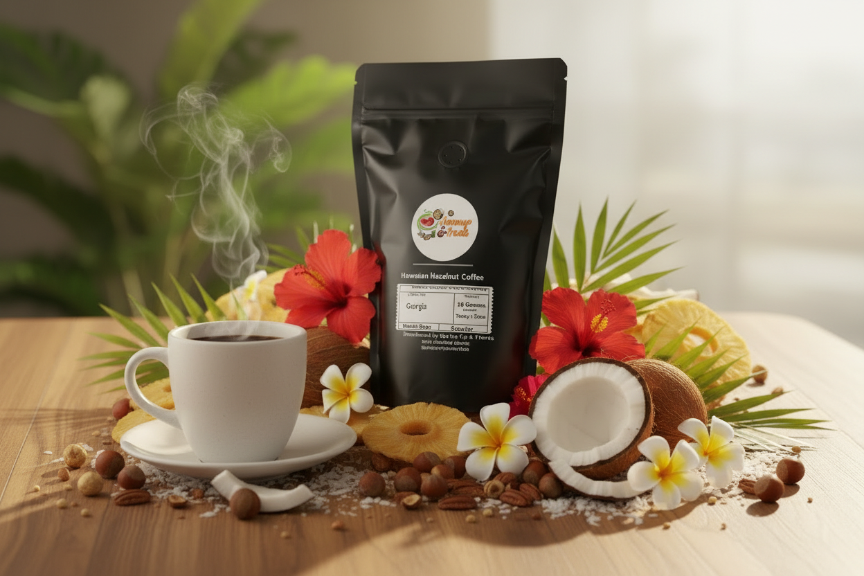 Hawaiian Hazelnut Coffee Lifestyle