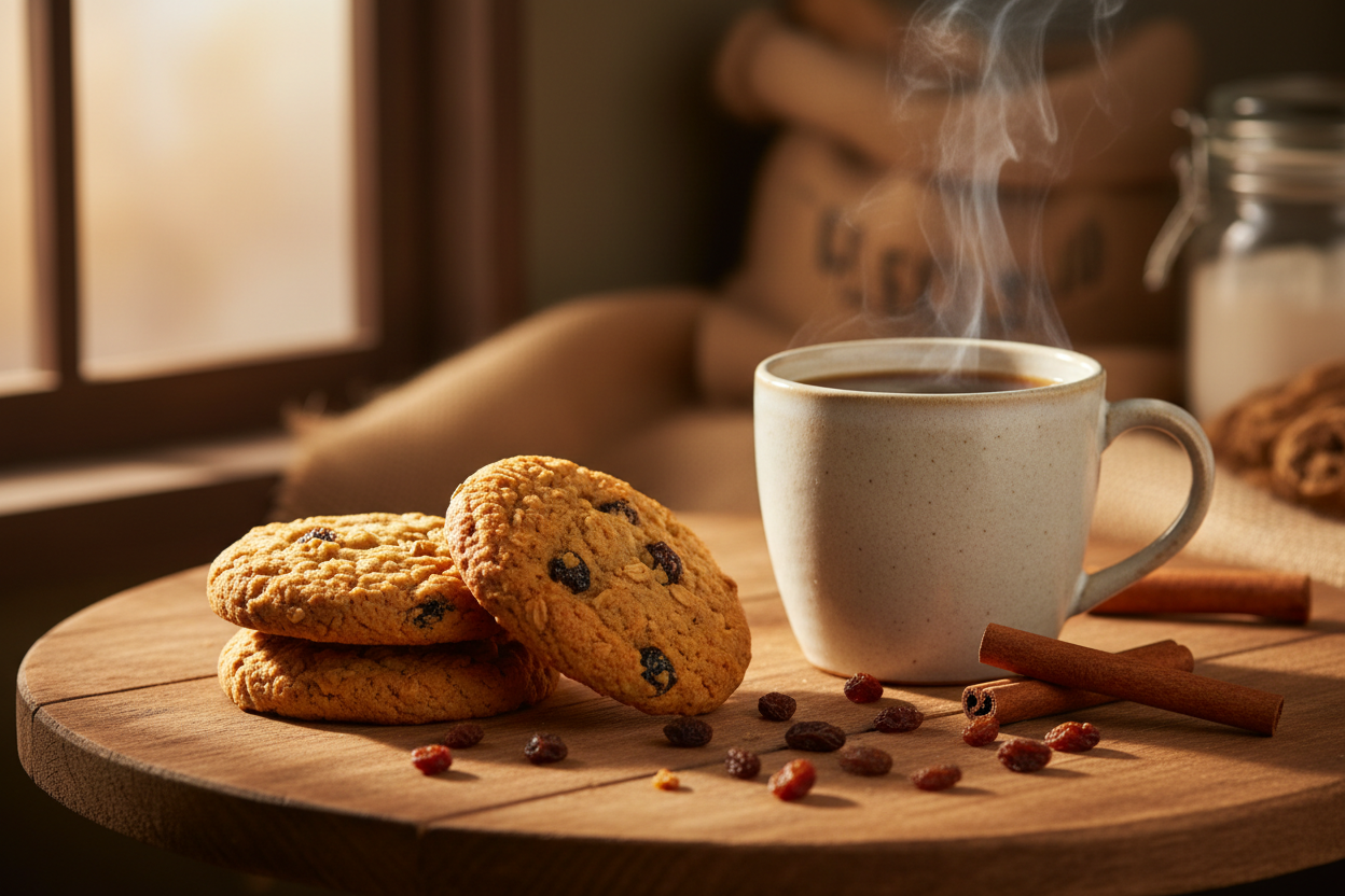 Oatmeal Raisin Cookies Lifestyle