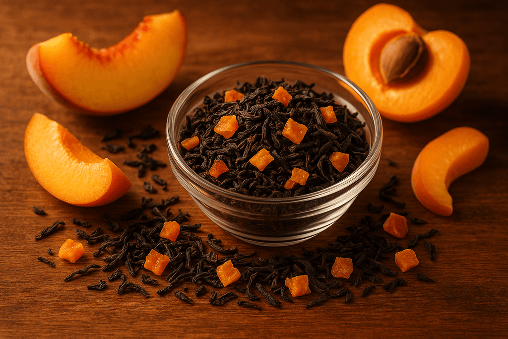Organic Peach Apricot Black Flavored Tea