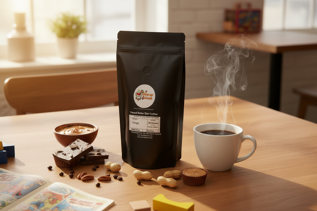 Peanut Butter Cup Coffee Lifestyle