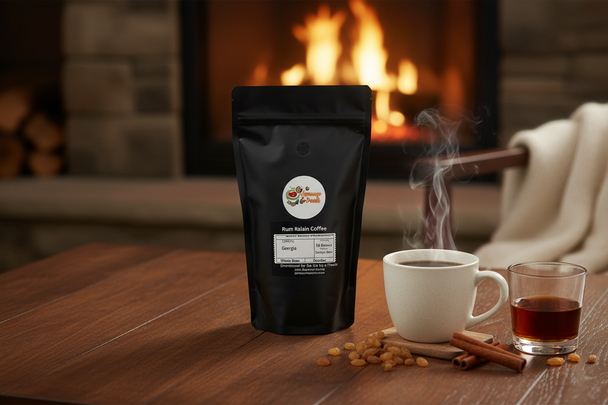 Rum Raisin Coffee Lifestyle