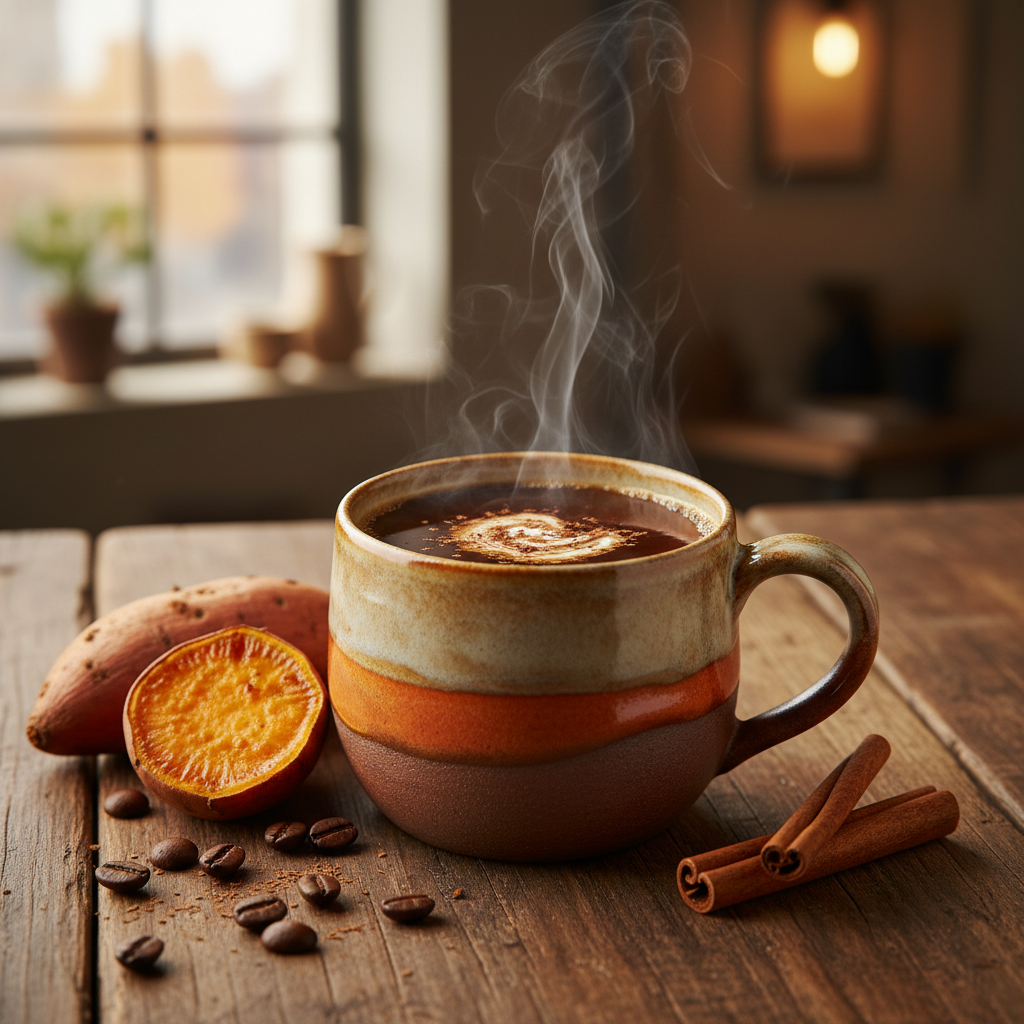 Cinnamon Sweet Potato Coffee That Tastes Like Autumn Harvest in Every Sip