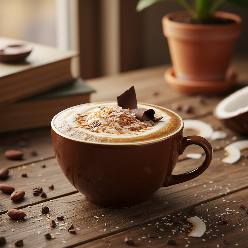 Heavenly Angel Face Coconut Coffee