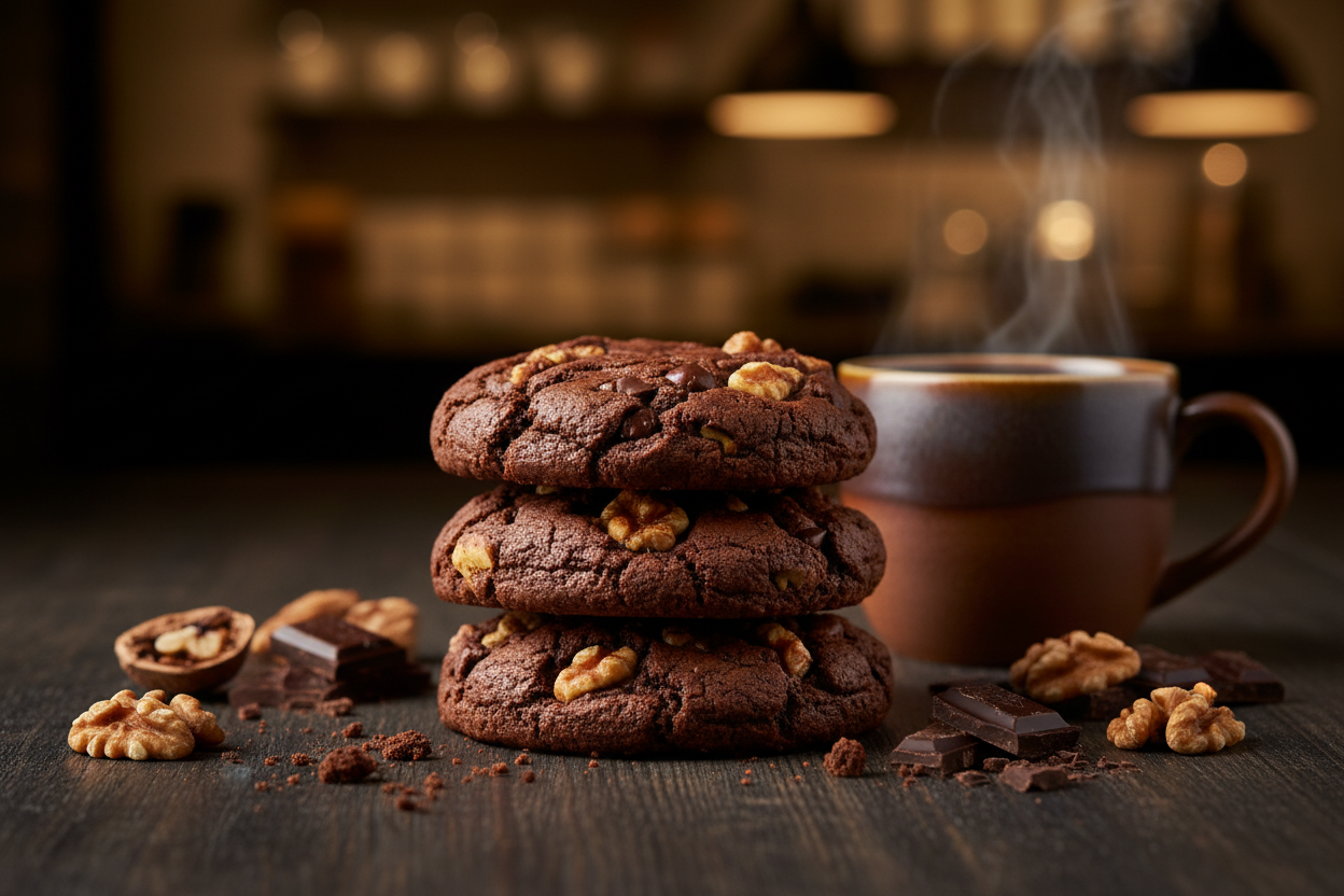 Triple Chocolate Walnut Lifestyle